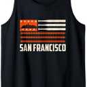 San Francisco Baseball Flag Patriotic Vintage Tank Top, XXL