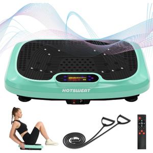 HOTSWEAT Lightweight Exercise Machine with Vibrating Plate, Vibration Platform for Lymphatic Drainage, Waver Vibrating Board for Weight Loss and Shaping