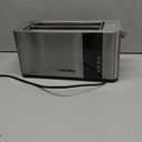 Mueller UltraToast Full Stainless Steel Toaster 4 Slice, Long Extra-Wide Slots for Bagels and Waffles, 6 Browning Levels, LED Display, Cancel/Defrost/Reheat Functions & Removable Tray, Kitchen Gadgets