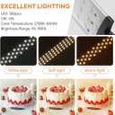 Bi-Color LED Photo Light Box 32x32 inch, Dimmable LEDs Product Photography Lighting Tent with High CRI>98, 6 Colors Backdrops for Large Products, Portraits & Tabletop Studio