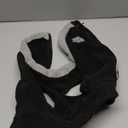 Mihachi Dog Fleece Vest Sweater Zip Up Warm Pullover Step-in Dog Jacket with Dual D-Ring Leash, Winter Cold Weather Reflective Coat Clothes Hoodie for Small Medium Dogs Puppy Cat Boy Girl, Black L (Large(Chest: 19", Neck: 16", Back: 14"))