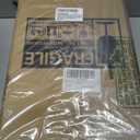 Vintage Glass Vases for Flowers, Set of 6 Clear Vases for Farmhouse Wedding Centerpiece Cylinder Bottle for Reception Table Decoration Home Decor Floral Arrangements