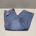PLNOTME Women's Baggy Boyfriend Jeans Vintage Wide Leg Mid Rise Barrel Denim Ankle Pants Size 4
