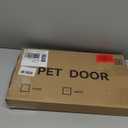 Dog Gate - 18"-45" Adjustable Extra Wide Metal Baby Gate to Step Over, 10" Tall Small Pet Gate with 3 Extension Kits, Pressure Mounted for Doorways & Stairs (White)