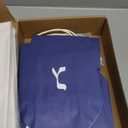 Kolldenn 24 Sets Hanukkah Gift Bag with Tissue Paper Happy Hanukkah Paper Bags with Handle Cards Stars Menorah Candles Gift Wrapping Party Supplies