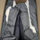 Bedsure Dog Beds Large Sized Dog - Comfy Flat Pet Beds with Removable Washable Cover, Orthopedic Egg Crate Foam Puppy Mat, Suitable for Pet Up to 65 lbs (36"L x 27"W x 3"Th, Grey)