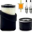 MIU14395 D140 Maintenance Kit for John Deere D100 D105 D125 D130 D110 E140 E130 E100 E120 Lawn Tractor, Compatible with Briggs and Stratton 591334 492932 796031 Air Filter