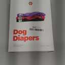 Pet Parents Washable Dog Diapers (3pack) + Extendrs of Durable Doggie Diapers, Premium Dog Diapers Female (Large, Princess)