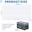 Sieral Aquarium Lids Canopy Set, 20 x 10 Inch, Clear, 1 Pcs