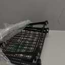 Zjdbset 4Pcs Large Slatwall Baskets Ventilated Metal Slatwall Basket Mounted Storage Baskets Hanging Slatwall Accessories for Shops,Rooms,Garage Storage Display on Slatwall Panels