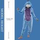 Adult Onesie Pajamas Unisex Animal One-Piece Cartoon Costume Cosplay Homewear Sleepwear Partywear For Men Women (M)