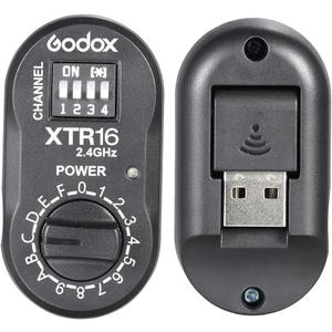 Godox XTR-16 2.4G Wireless X-system Remote Control Flash Receiver for X1C X1N XT-16 Transmitter Trigger Wistro AD360/DE/QT/DP/QS/GS/GT Series