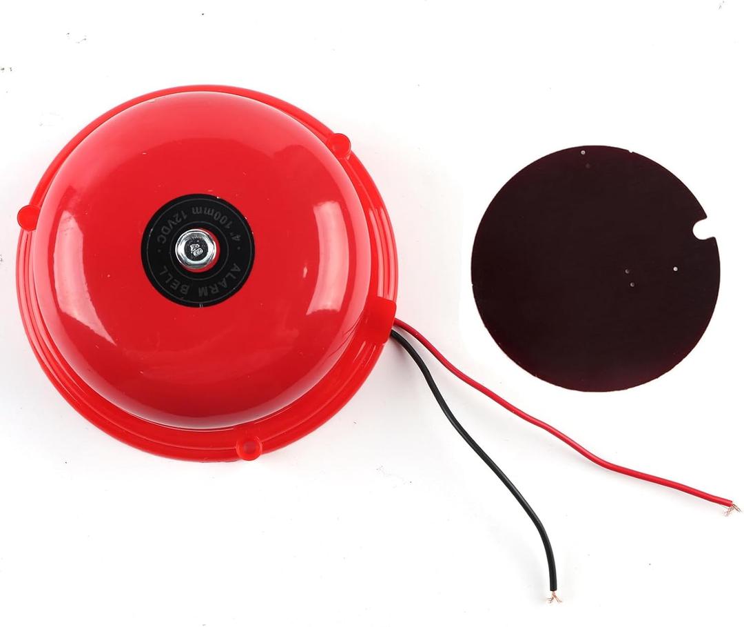 Security Bell 100db 4in Metal Electric Alarm Fire Control Internal Strike Emergency Bell for School Factory