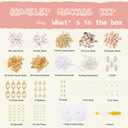 ADIIL 7200 Pcs Clay Beads Friendship Bracelet Making Kit, 24 Colors 6mm Polymer Heishi Beads, Neutral