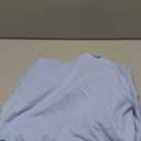 Striped Duvet Cover Set King Size Breathable Durable 100% Washed Cotton  (Light Blue White Pinstripes, King)