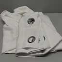 NICETOWN White Room Darkening Curtain 78 inch Length for Doorway - Grommet Privacy Door Curtain Sound Reducing Thermal Window Treatment for Living Room/Bedroom (1 Panel, W52 x L78)