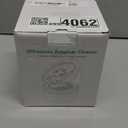 Dental Ultrasonic Retainer Cleaner Machine: 45kHz Dental Cleaning Pod for Denture, Mouth Guard, Night Guard, Aligner, Braces, Toothbrush Head & Jewelry, UV Cleaner with Digital Timer & 4 Modes, Black