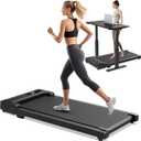 LF-X2D Walking Pad Treadmill for Home - Under Desk Treadmills Mini Portable Walking Running Machine Slim Compact Motorized Electric Treadmill with Adjustable Speed Remote,  Product dimensions 104D x 48.7W x 10.5hcm