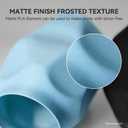 TECBEARS High Speed PLA 3D Printer FilamentMatte PLA Filament 1.75mm for High Speed 50-600mm/s, High Toughness Matte Filament, Black 1KG