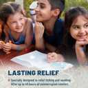 6 x Bite Itch Relief Patches 27 pcs for Kids & Adults, Instantly Reduce Swelling Itching, Natural Anti Itch Patches Kid-Friendly for Travel, Hiking, Summer Camp Essentials (Multi)