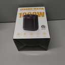 1000W Space Heater, Small Ceramic Space Heater with Thermostat, Mini Portable Electric Heater with Fast Safety Heat, Multiple Protection for Home Office Desk