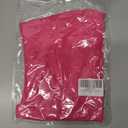 GEMBERA Womens Racerback Sleeveless V Neck Ribbed Knit Cotton Fitted Basic Cami Cropped Halter Tank Top Shirt (Pink, M)