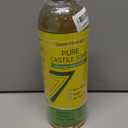 Seven Minerals, EWG Verified Castile Soap 33.8 fl oz - No Palm Oil, GMO-Free - Unscented Mild & Gentle Liquid Soap For Sensitive Skin & Baby Wash - All Natural Vegan Formula with Organic Carrier Oils