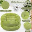 Jerify Floor Pillow Cushions Large Round Square Large Meditation Floor Pillow for Classroom Adult Meditation Picnic Party Seating Learning Daycare School(Round,Bright Green,2 Pcs)