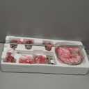 Brushed Nickel Bathroom Hardware Accessories Set, Bathroom Towel Holder Set 5 Pieces, SUS304 Stainless Steel Towel Bar Set Wall Mounted-19 Inch Towel Bar, Paper Towel Holder, Towel Hooks, Towel Ring