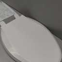 KOHLER 4734-RL-0 Rutledge ReadyLatch Soft Close Elongated Toilet Seat, Quiet-Close Lid Grip-Tight Bumpers, Installation Hardware, Home Essentials, White
