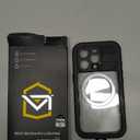 Lanhiem Magnetic for iPhone 16 Pro Case, IP68 Waterproof Dustproof Case, [Compatible with Magsafe] [Built-in Screen Protector] Full Body Heavy Duty Rugged Phone Cover 6.3 inch, Black/Clear