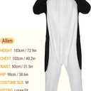 Spooktacular Creations Halloween Dalmatian Dragon Triceratop Unisex Costume, Adult Animal Costume Halloween Costume Party (Medium, White Penguin)