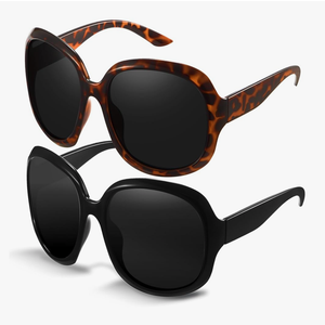 miyya Bug Eye Oversized Polarized Sunglasses Womens, Trendy Retro Sun Glasses for Women 2025, Oversized UV Protection Shades