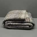 DCX Beige 6x9 Area Rug, Machine Washable Non Slip Stain Resistant Soft Vintage Floral Rug, for Living Room, Bedroom, Dining Room, Soft Low Pile Large Carpet