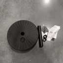 JEAREY 22L Patio Umbrella Stand, Outdoor Umbrella Base Water Filled Stand, Patio Outdoor Umbrella Holder (Black)