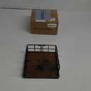 YINMIT Napkin Holder for Table, Farmhouse Napkin Holders with Weighted Arm, Wood Rustic Napkin Holders for Paper Napkins, Napkins Holder for Kitchen, Dining Table (6.7inx6.7in)