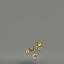 50pcs Crystal Flower Shape Rhinestone Buttons for DIY Jewelry Accessories Clothing Shoes Bags White 9.4mm