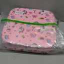 Toddler Booster Seat for Dining Table, Portable Kids Booster Seat with Safety Buckles Portable Increasing Booster Cushion with Non-Slip Bottom (Pink Unicorn)