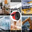 Rubber Tape with Adhesive Backing - 0.78 Wide x 1/12" Thick x 10' Long, Neoprene Tape, Rubber Gasket Strip for DIY Warehouse Flooring Gasket Pads Padding Matting Crafts Protection
