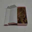 Ponytail Extension - 14" Claw Clip in Ponytail Hair Extensions Natural Soft Synthetic Layered Wavy Pony Tail Hair Pieces for Women - Light Brown with Highlights