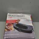 BD Waffle Iron Morning Station (Compact Design, Black/Silver)