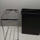 simplehuman 30 Liter / 8 Gallon Under Counter Kitchen Cabinet Pull-Out Trash Can, Heavy-Duty Steel Frame