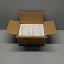 MALACASA Ramekins 6 oz Oven Safe, Porcelain Creme Brulee Ramekins Pudding Custard Cups Small Ceramic Souffle Dishes Ramakan Ramiken Ramicans Baking Bowls Set of 6, White, Series RAMEKIN-DISH