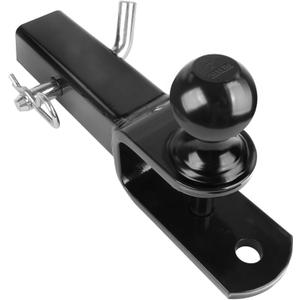 MaxxHaul 50625 3-in-1 ATV UTV Trailer Hitch Mount with Hitch Ball and Winch Strap Loop 2" Ball, 2" Shank, 1/4" Rise Fits 2" Receiver, 2000 lbs Capacity MaxxHaul 50625 3-in-1 ATV UTV Trailer Hitch Mount with Hitch Ball and Winch Strap Loop 2" Ball, 2" Shank, 1/4" Rise Fits 2" Receiver, 2000 lbs Capacity