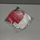 Santa Hat Christmas Hat for Adults Kids/Baby, Red Knitted Beanie Hats with Pompom, Unisex Xmas Holiday Hats with Gift Bag (Red)