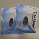 2 x Doc Miller Ankle Brace for Women & Men  Foot Compression Sleeve, Toeless Wrap & Support for Pain Relief, Plantar Fasciitis, Achilles Tendonitis & Injury Recovery, 1 Pair (Medium, Black)