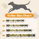 2 x Kazazoo Dog Collar Cute and Soft Nylon Puppy Collar for Boy and Girl, Adjustable Dog Collars for Small Medium Dogs, Yellow&Blue Plaid-S