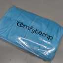 Comfytemp Weighted Heating Pad for Period & Back, 2.2lb Extra Large Heated Pad, 12" x 24" XL Electric Heat Pad with 9 Heat Level & 11 timers auto-Off for Neck Shoulder Leg Knee Abdomen, Blue