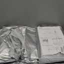 10x10 Canopy Replacement Top Cover,Pop Up Canopy Tent Top with Air Vent Ropes, Waterproof Sunshade Silver Coated Oxford Cloth for Outdoor Garden Patio Picnic Camping(Top Only,301 * 301cm)