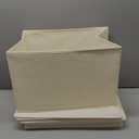 StorageWorks Storage Bins, Fabric Storage Bins for Shelves, Storage Baskets with Metal Frame, Closet Baskets and Bins with Handles, Beige, 2-Pack (14 " L x 10 " W x 8 " H)